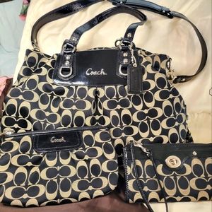 Like New Coach Ashley Signature set